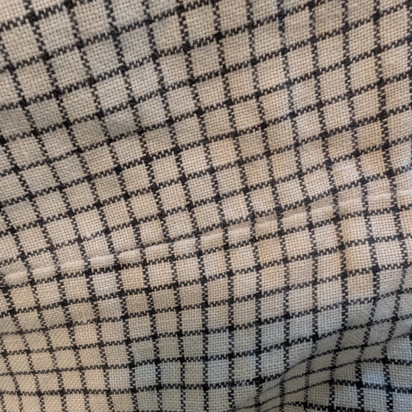 notPERFECTLINEN Checkered Linen Top - Picture 4 of 4